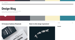 Desktop Screenshot of design-blog.pl